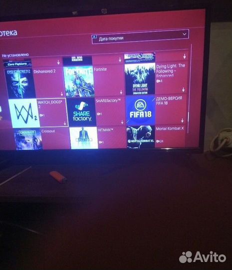 Ps4 Slim 500gb много игр