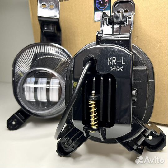 Светодиодные LED птф KIA RIO 4 в дхо 50W Sal-Man