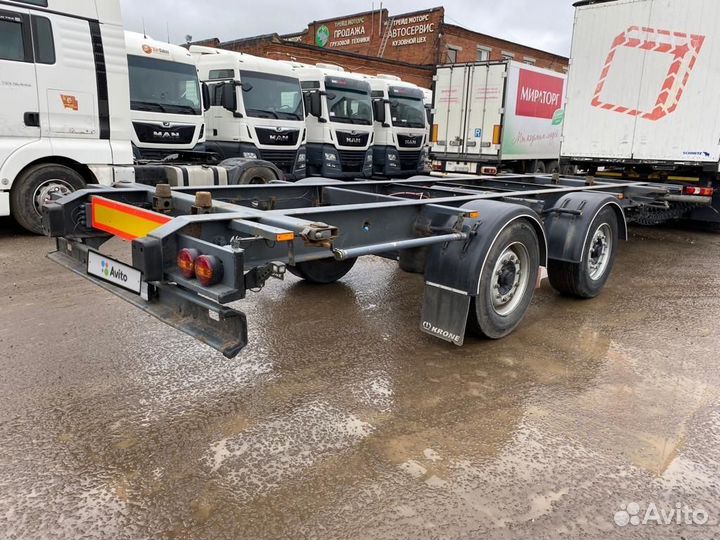 Прицеп бортовой Krone ZZW18, 2003