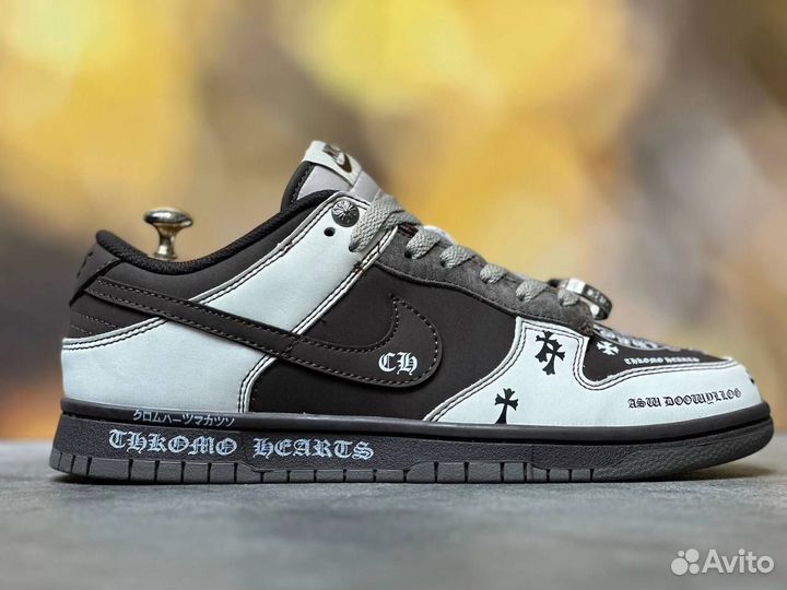 Nike SB Dunk air low 1 бел.темн-корич разм. 44