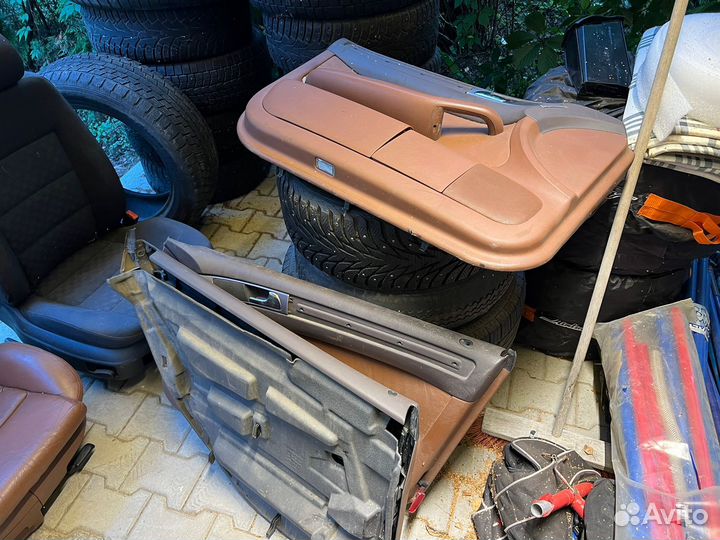 Дверные карты audi a6 c5 коричневые