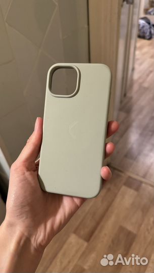 Силиконовый чехол iPhone 15 commo gray