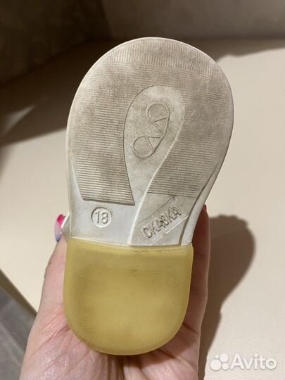Сандали для девочки 18 размер
