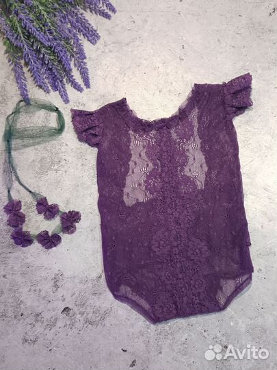 Реквизит для фотосессии новорожденных боди