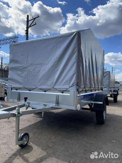 Прицеп легковой самосвал 2.5х1.56 с тентом Аэро