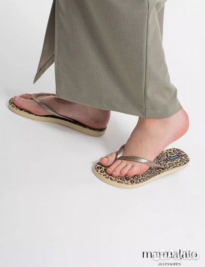 Сланцы леопардовые, вьетнамки 39