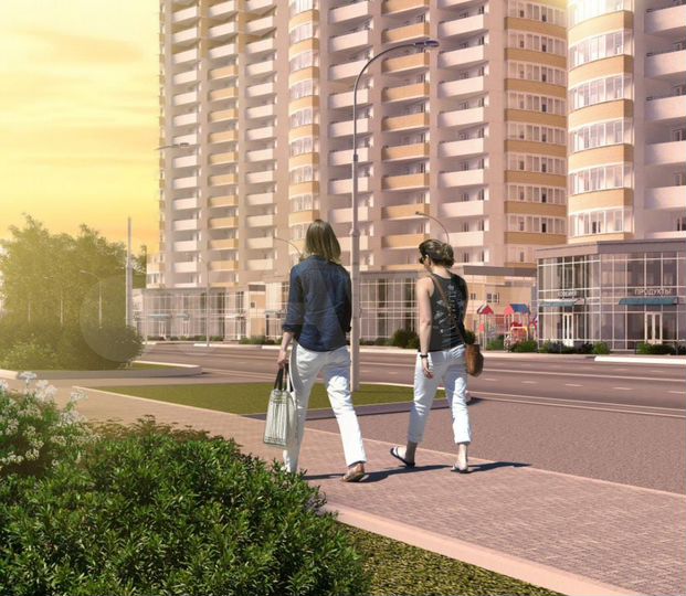 2-к. квартира, 66,2 м², 9/17 эт.