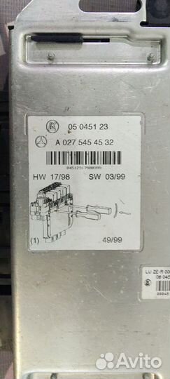 Блок Sam A0265445332 Mercedes-benz w220/215