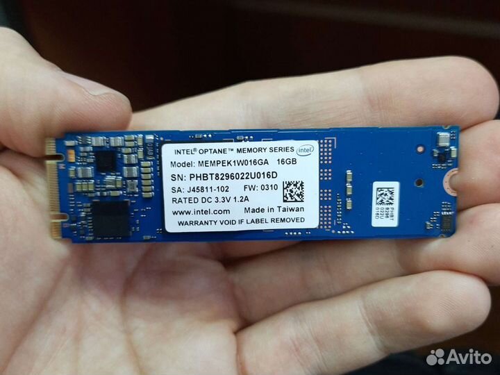 Intel Optane mempek1W016GA 16Gb