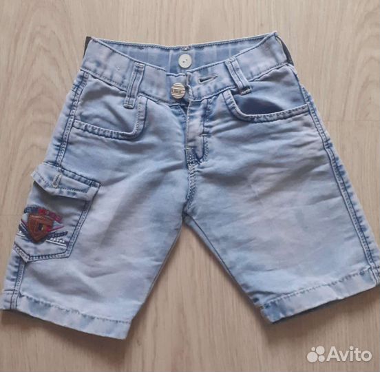Джинсовые шорты на мальчика 92