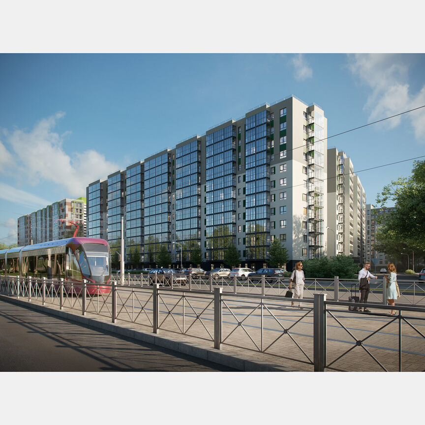 1-к. квартира, 36 м², 11/12 эт.