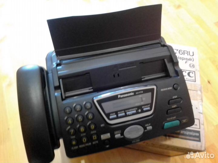 Факс с цифровым автоответчиком KX-FT76RU