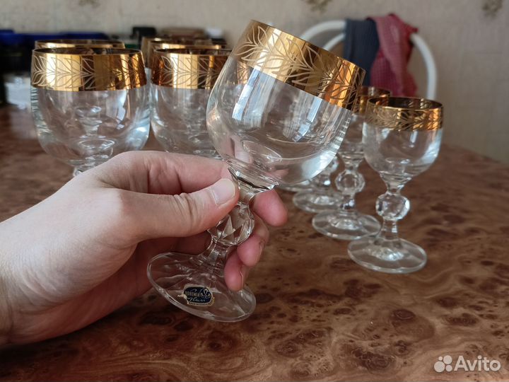 Рюмки хрусталь на ножке