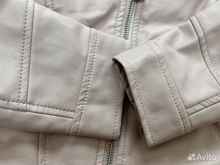 Куртка hm кожаная для девочки 110