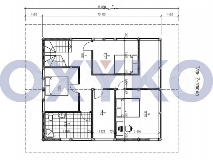 Дом 170 м² на участке 10,9 сот.