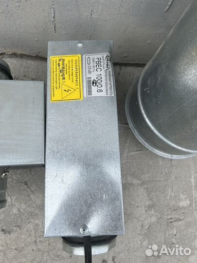 Приточная вентиляция с подогревом 100 0,6 квт б/у