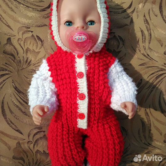 Вязаная одежда для беби бон и подобных кукол