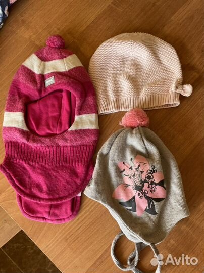 Шапка детская для девочки 46-48