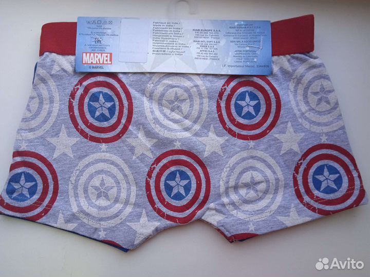 Набор боксеров размер 4/5 лет