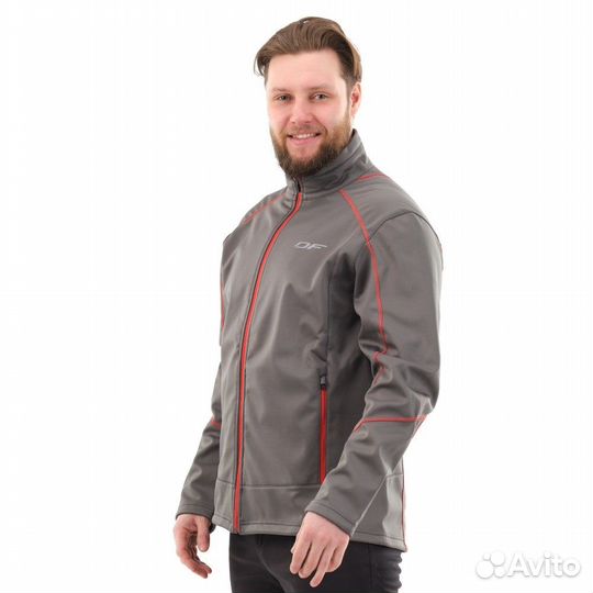 Куртка Explorer Grey-Red мужская, Softshell 2023