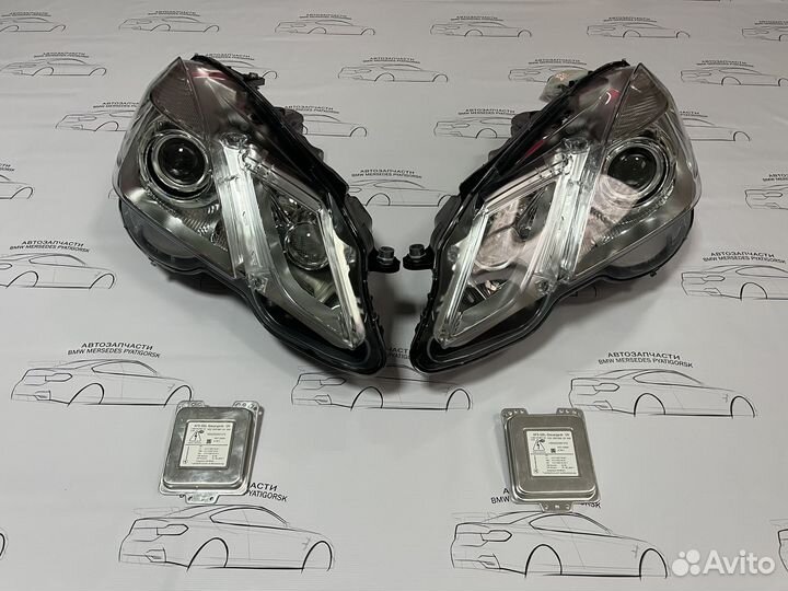 Фары Mercedes w212 дорестайлинг всборе с блоками