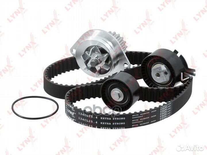 Комплект ремня грм с помпой PW-1208 lynxauto