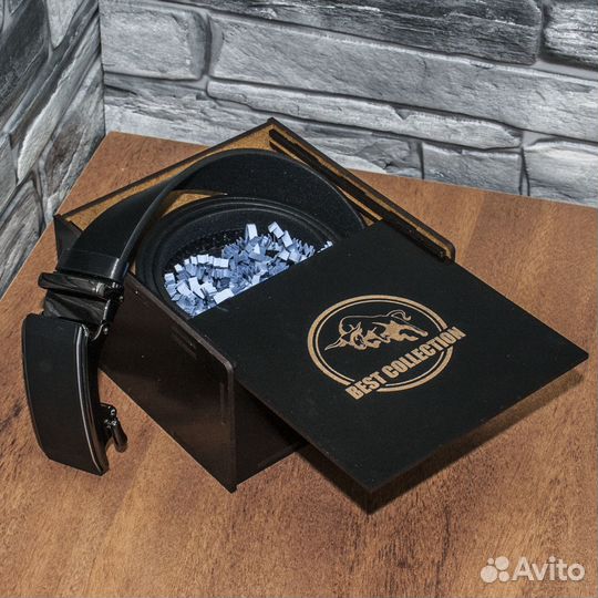 Подарочные деревянные коробки для ремней оптом