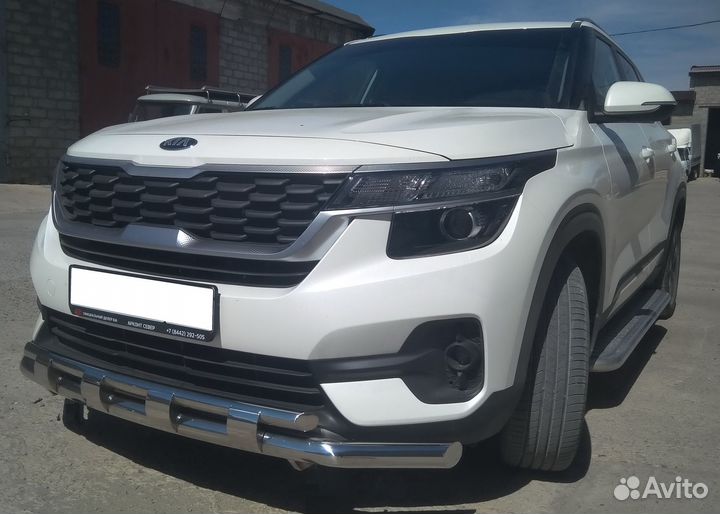 KIA Seltos 2020 Защита переднего бампера