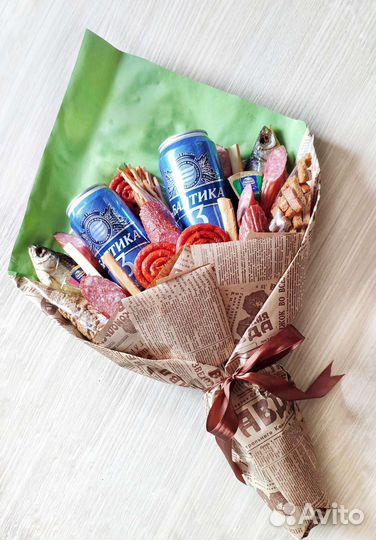 Мужские букеты съедобные