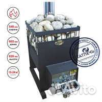 Печь банная Емеля 400Г на газу