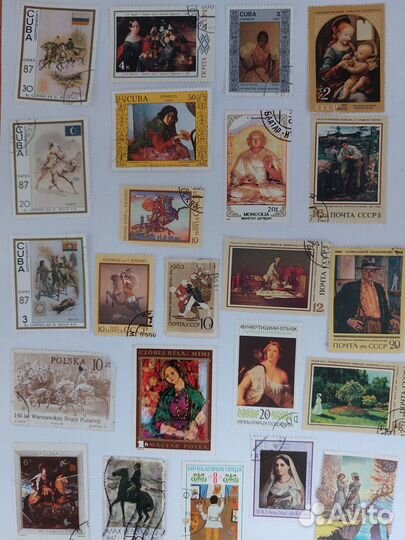 Почтовые марки СССР, Куба, Вьетнам, Болгария и др
