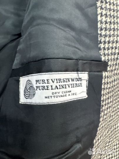 Канадский твидовый пиджак винтажный мужской 46/48