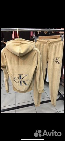 Спортивный велюровый костюм Calvin klein