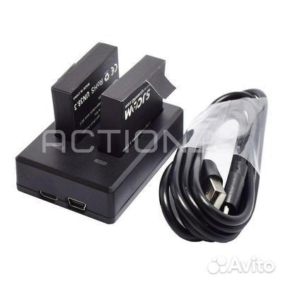 Зарядное устройство на 2 аккумулятора sjcam M20