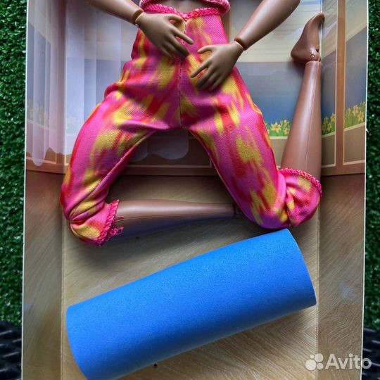 Спортивная шарнирная кукла йога 30 см с аксессуара