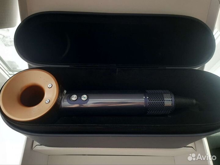 Фен dyson supersonic hd07 синий/медный