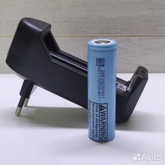 Новое зарядное устройство + 2шт. 18650 Б.У