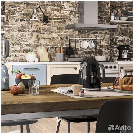 Чайник Smeg KLF03bleu черный