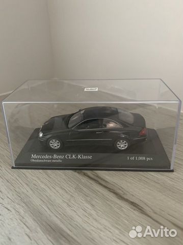 Mercedes-Benz CLK-class 2001 Black (масштаб 1:43)