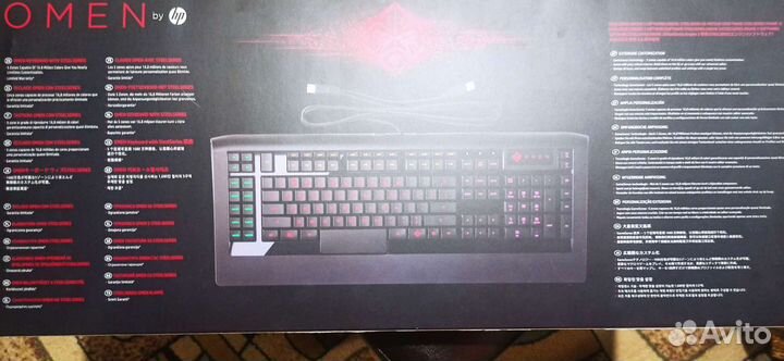 Игровая клавиатура Hp Omen steelseries