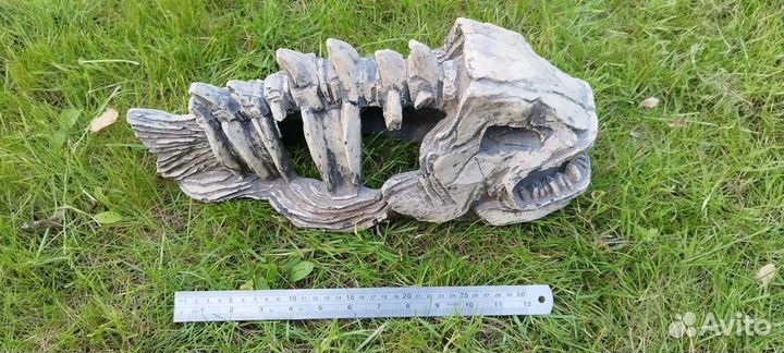 Декорации для аквариума скелет рыбы