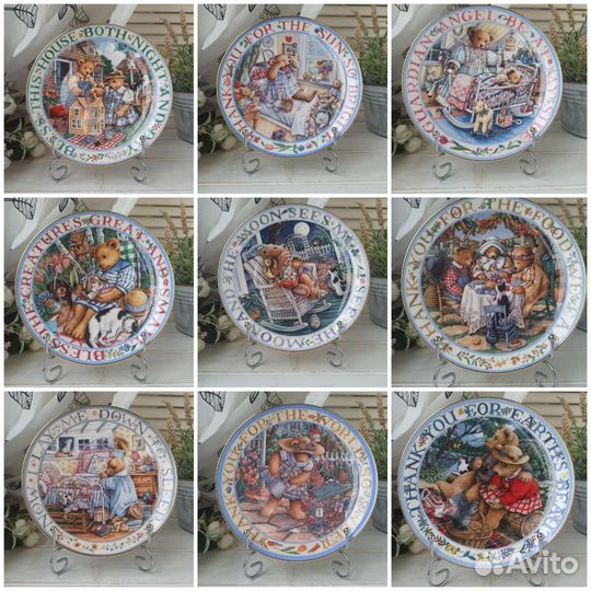 Teddy Bear декоративные тарелки Royal Doulton