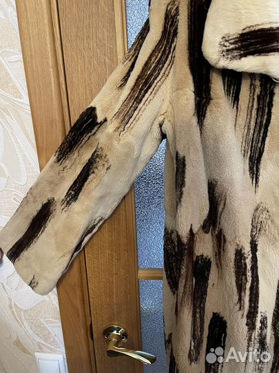 Шуба женская натуральная, стриженый бобер