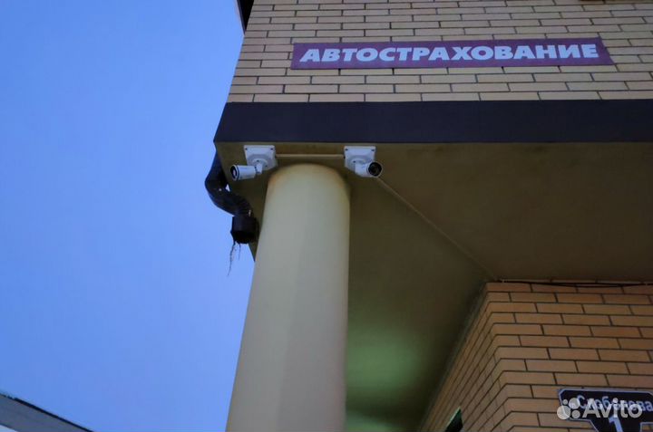 Видеонаблюдение с установкой