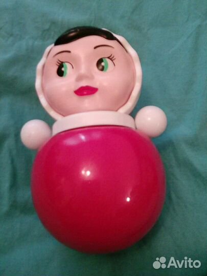 Игрушка Неваляшка Девочка СССР