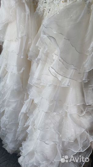 Платье свадебное айвори р-р 44-46