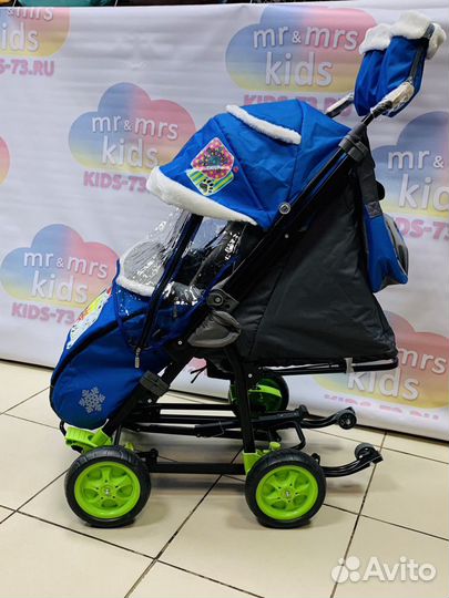 Санки на больших колесах