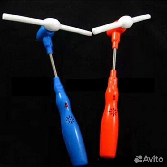 Вертушка на пружине светящаяся оптом