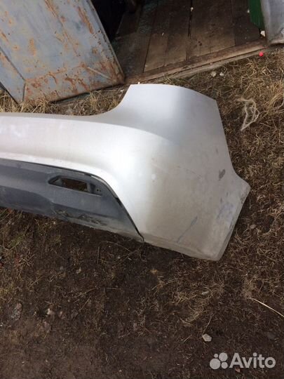 Бампер задний kia rio