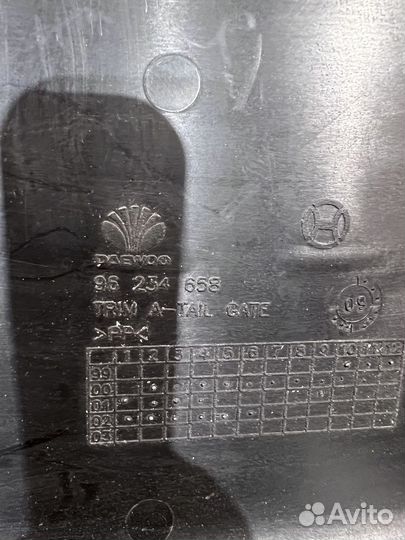 Обшивка двери багажника ZAZ Chance